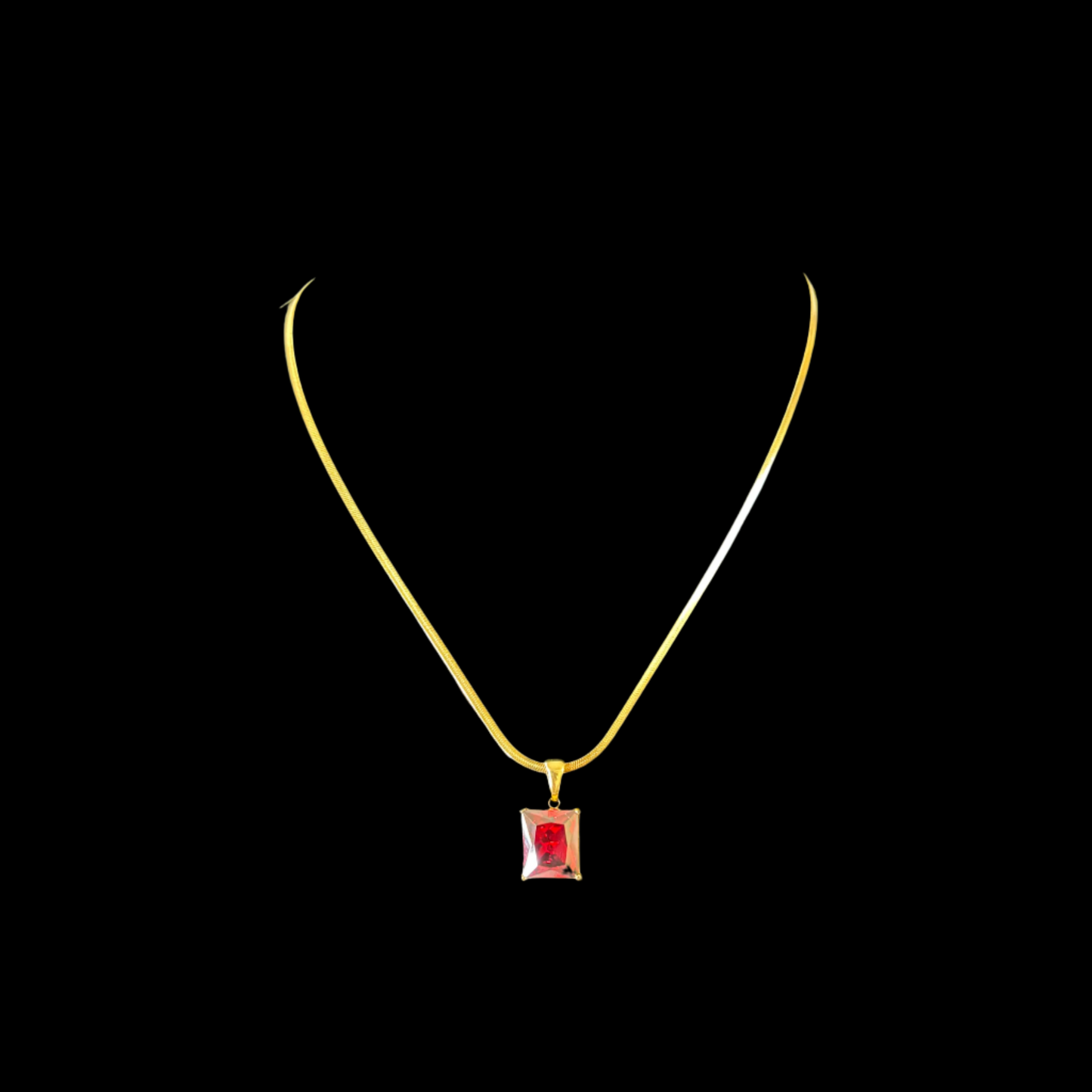 Red Stone Necklace