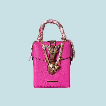 Pink Butterfly Handbag