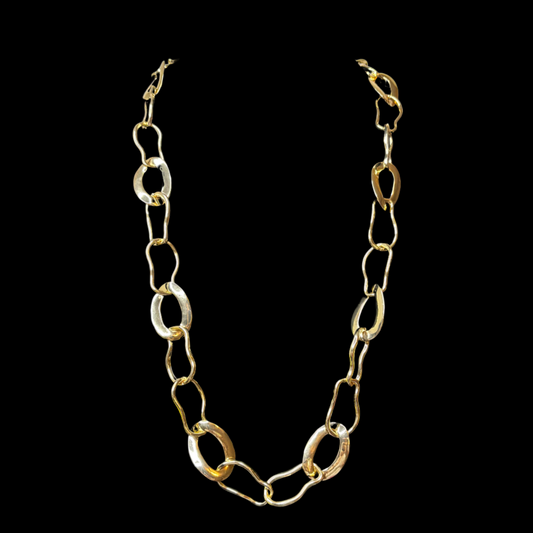 Large Link Long Necklace
